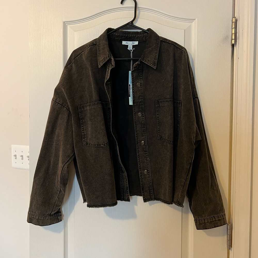 Lightweight Denim Shacket